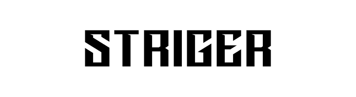 STRIGER  Frei Schriftart Herunterladen