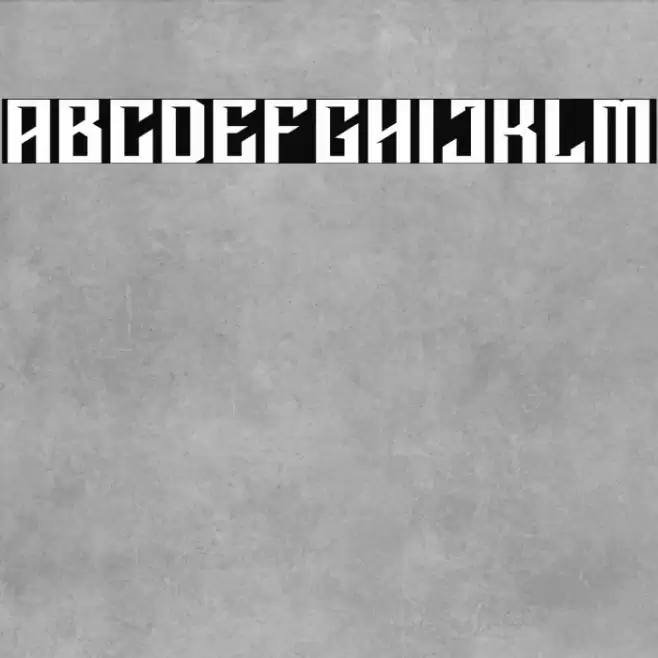 STRIGER Font examples