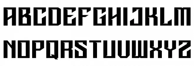 STRIGER Font Litere mari