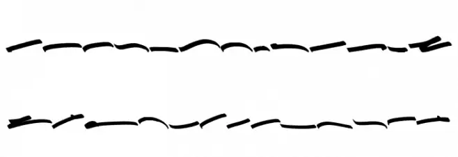 STRIKEOUT SWASH フォント 小文字