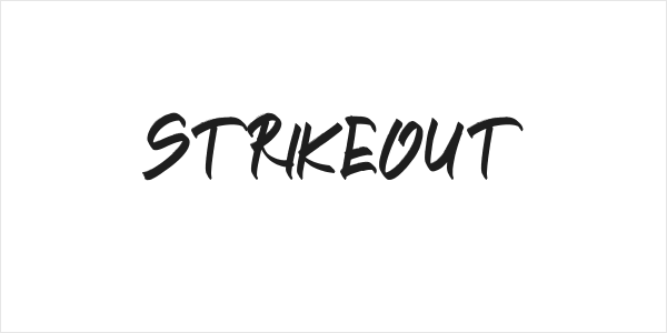STRIKEOUT Logo