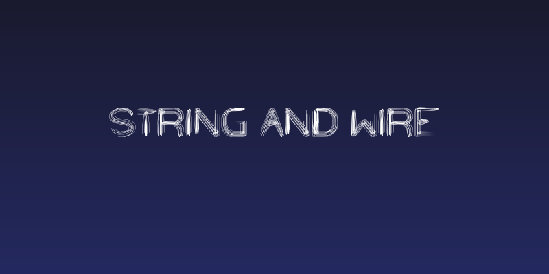 STRING AND WIRE Social Header