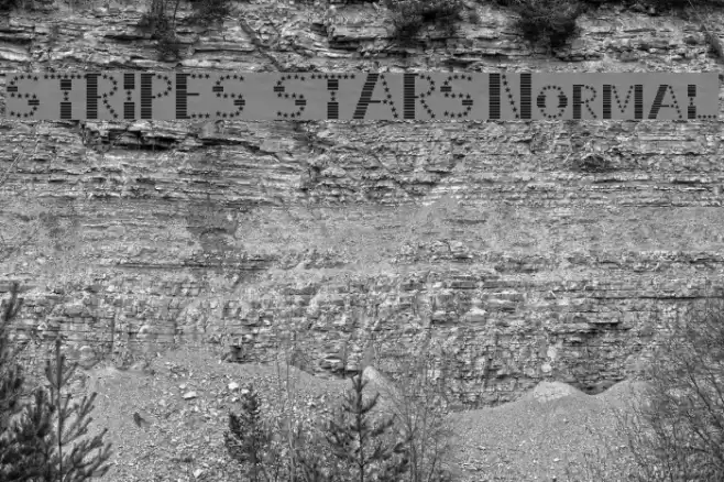 STRIPES & STARS Normal フォント examples