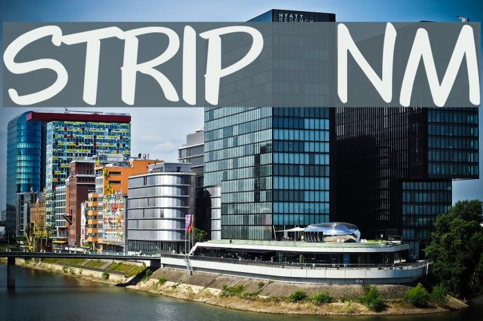 STRIP_NM Font examples