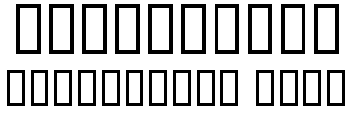 STROKIN-DEMO Font OTHER CHARS