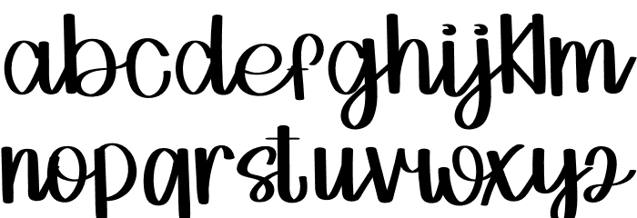 STRONG Womanas Font LOWERCASE