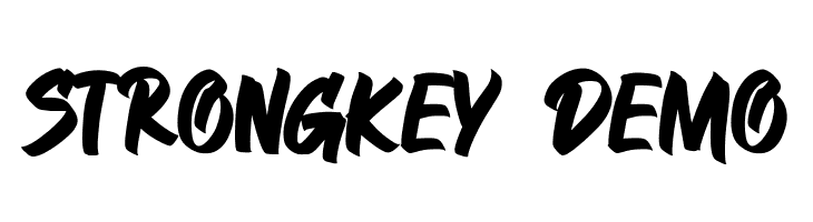 STRONGKEY DEMO  Descarca Fonturi Gratis