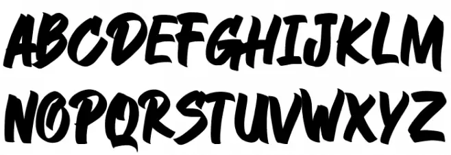 STRONGKEY DEMO Schriftart Groß