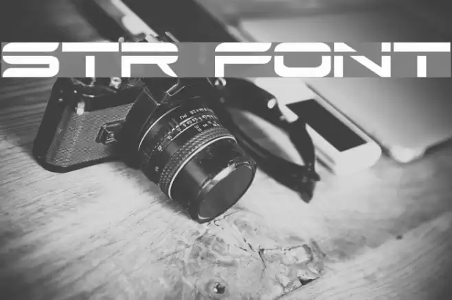 STR Font examples