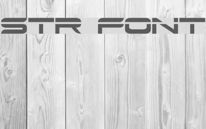 STR Font examples