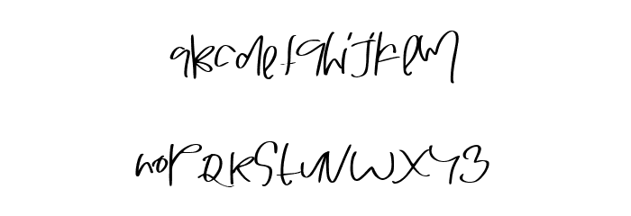 STUART COLLINS Schriftart Kleinbuchstaben
