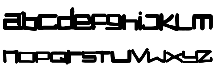 STUCK Font LOWERCASE