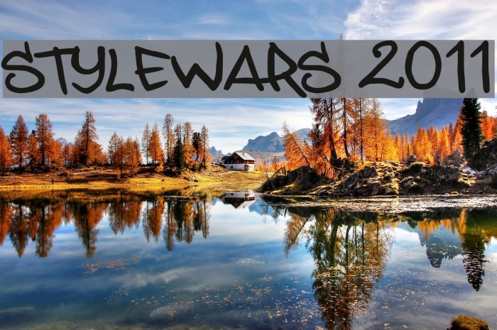 STYLEWARS 2011 Font examples