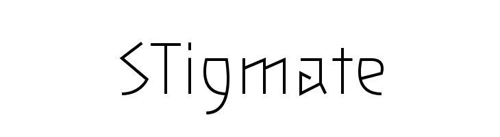 STigmate  baixar fontes gratis