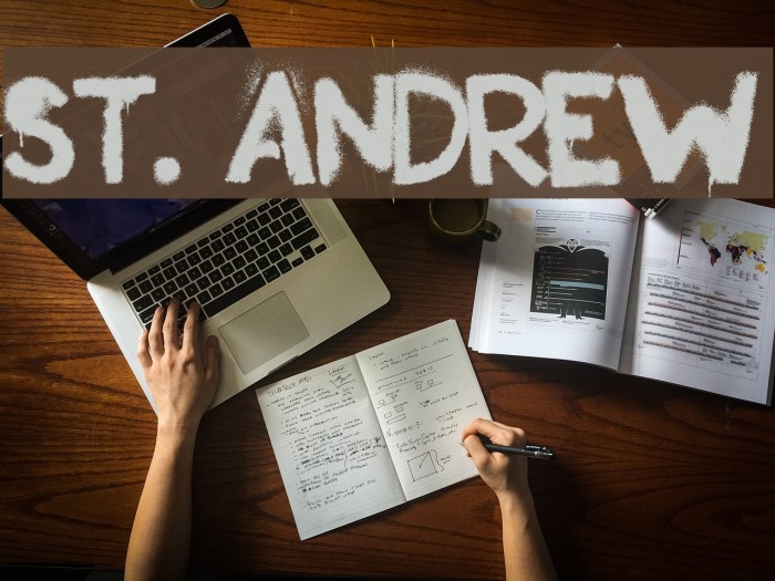 St. Andrew Font examples