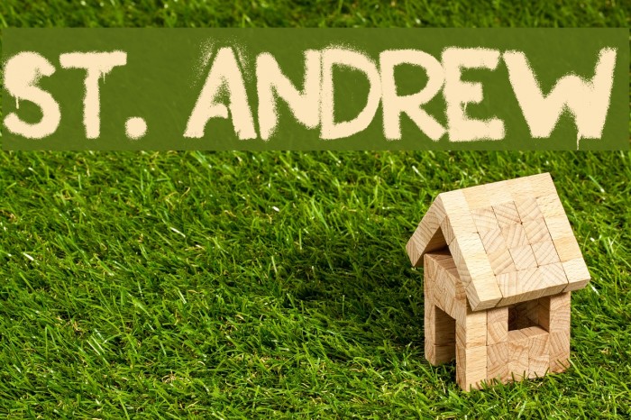 St. Andrew Font examples