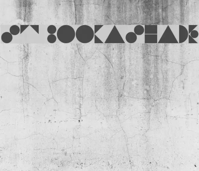 St Bookashade Schriftart examples