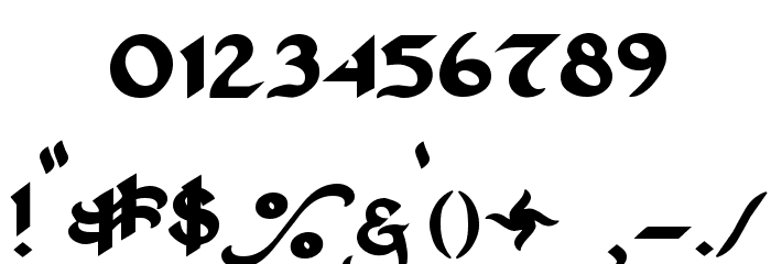 St Charles Dark Font OTHER CHARS