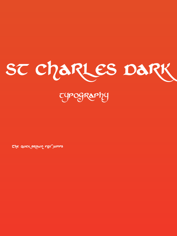 St Charles Dark Poster