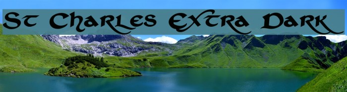 St Charles Extra Dark Font examples