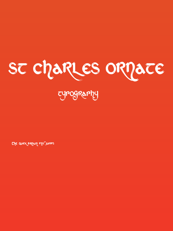 St Charles Ornate Poster