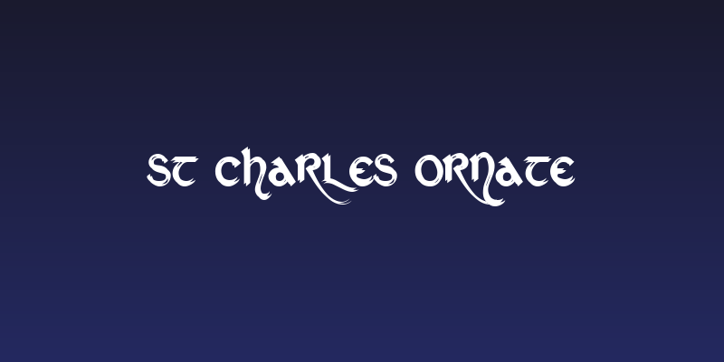 St Charles Ornate Social Header