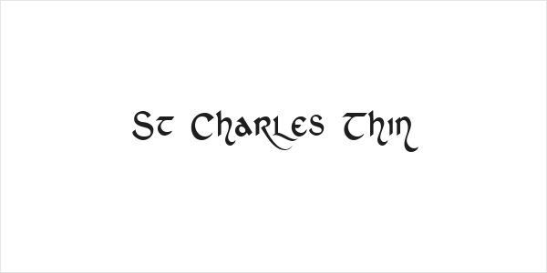 St Charles Thin Logo