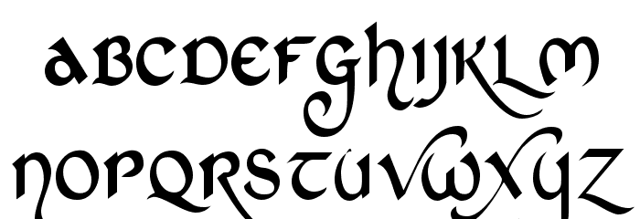 St Charles Thin Font LOWERCASE