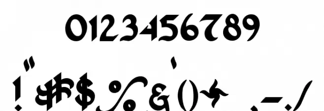 St Charles Font OTHER CHARS