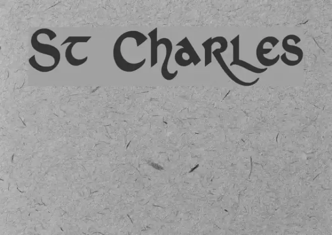 St Charles Font examples