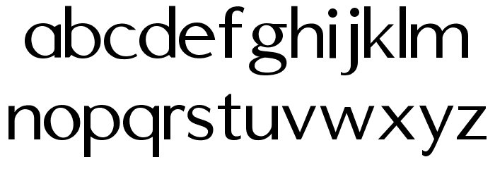 St Edmundsbury Sans Regular Font LOWERCASE