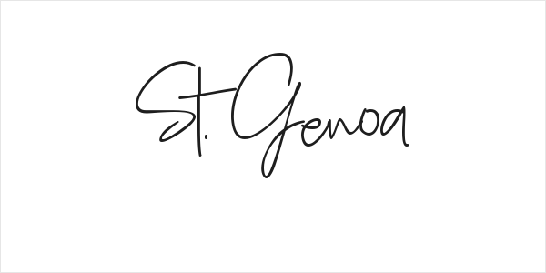 St. Genoa Logo