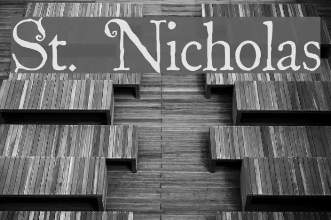 St. Nicholas フォント examples