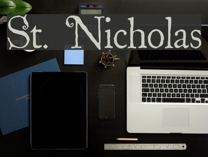 St. Nicholas لخطوط تنزيل examples