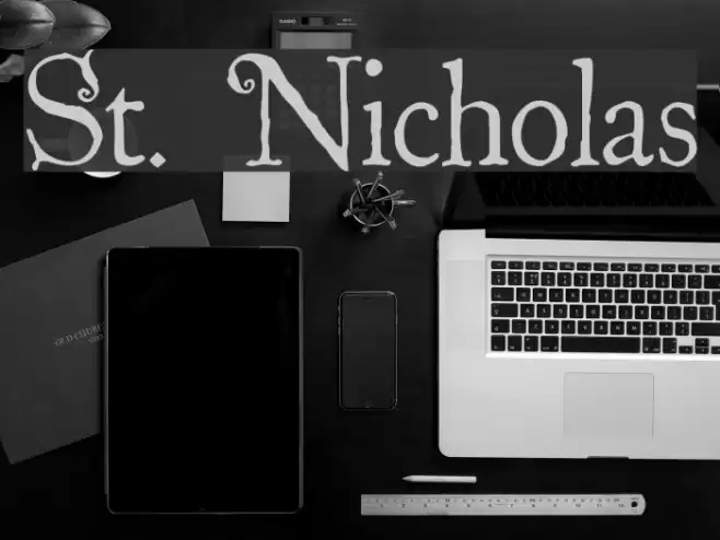 St. Nicholas フォント examples