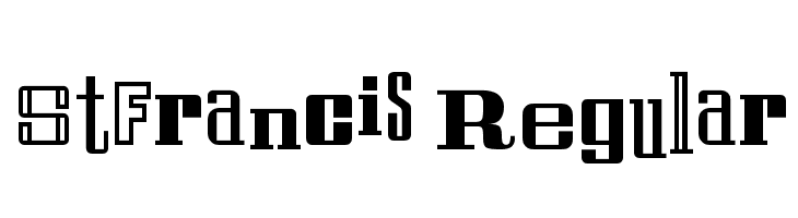 StFrancis Regular  Free Fonts Download