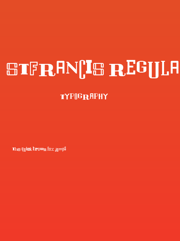 StFrancis Regular Poster