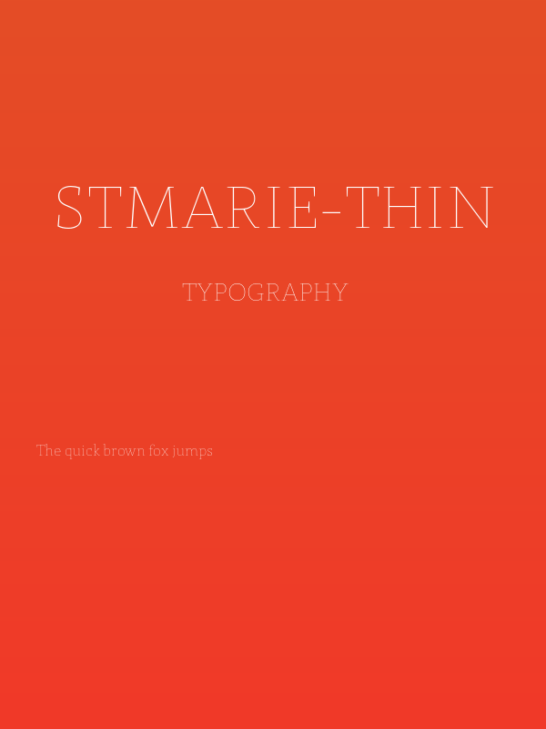 StMarie-Thin Poster