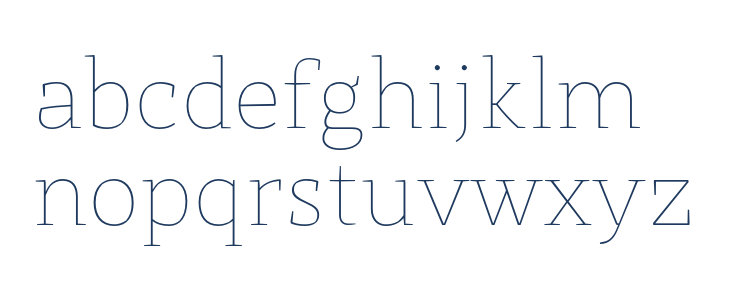 StMarie-Thin Lowercase