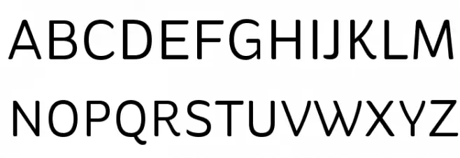 StRydeRegular Schriftart Groß