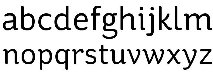 StRydeRegular Font LOWERCASE