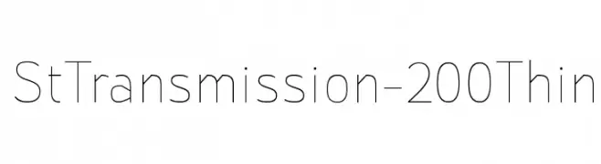 StTransmission-200Thin  baixar fontes gratis