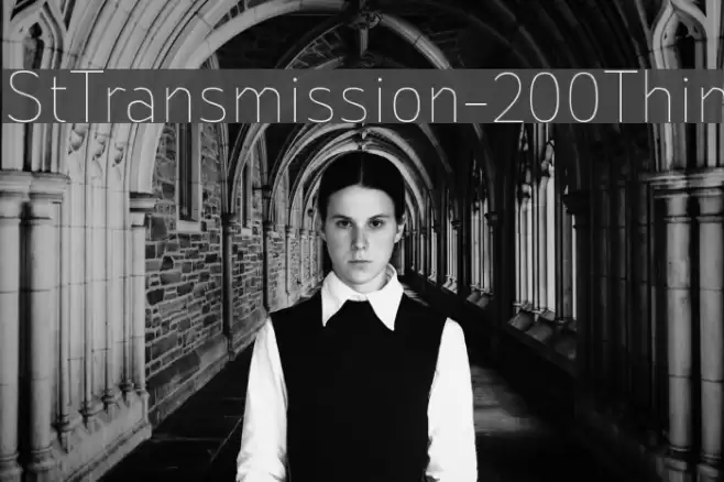 StTransmission-200Thin Font examples