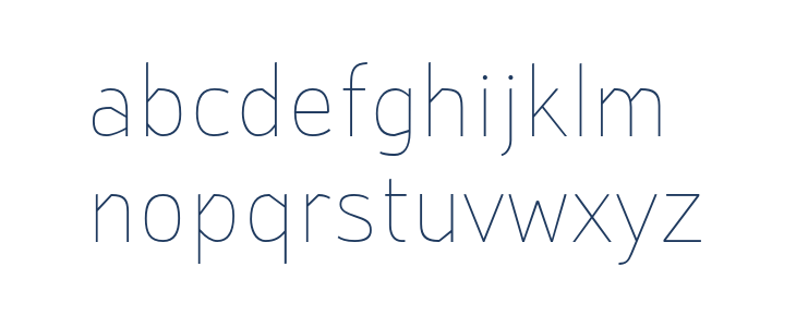 StTransmission-200Thin Lowercase