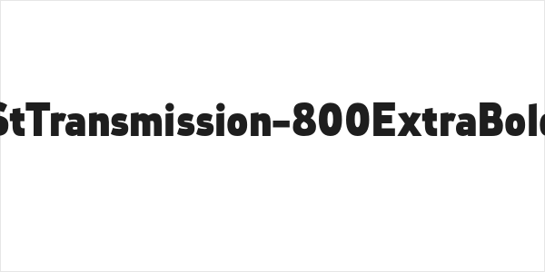 StTransmission-800ExtraBold Logo