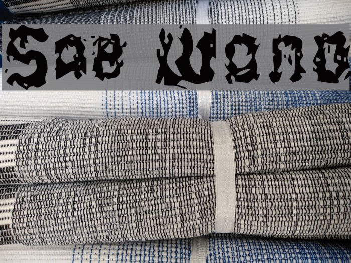 Stab Wound Font examples