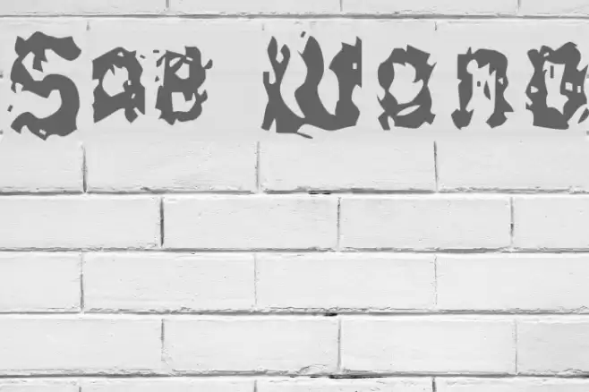 Stab Wound Font examples