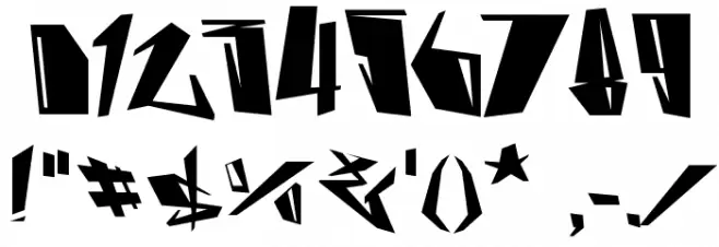 Stab Font OTHER CHARS