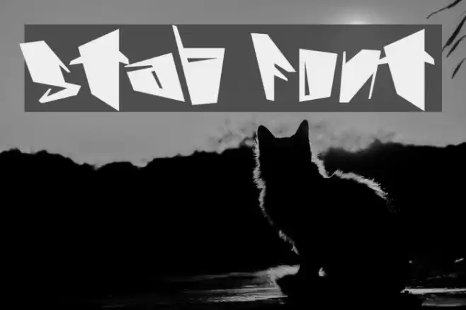 Stab Font examples