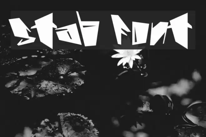 Stab Font examples